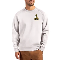 Men's Cutter & Buck Gray Northern Arizona Lumberjacks Roam Recycled Pullover