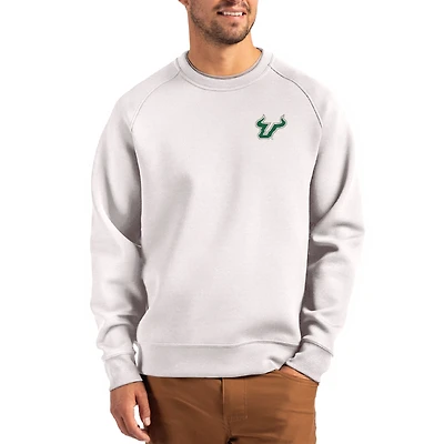 Men's Cutter & Buck Gray South Florida Bulls Roam Recycled Pullover
