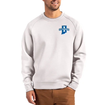 Men's Cutter & Buck Gray Indiana State Sycamores Roam Recycled Pullover