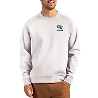 Men's Cutter & Buck Gray Georgia Tech Yellow Jackets Roam Recycled Pullover