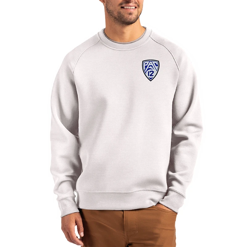 Men's Cutter & Buck Gray Pac-12 Gear Roam Recycled Pullover