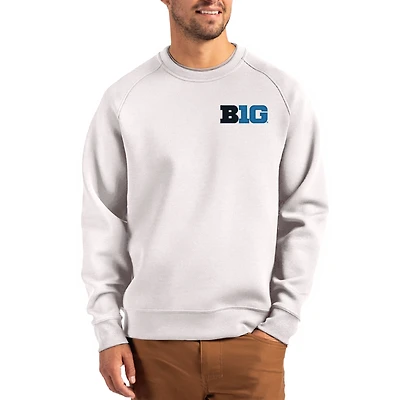 Men's Cutter & Buck Gray Big Ten Gear Roam Recycled Pullover