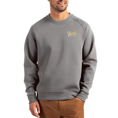 Men's Cutter & Buck Gray Vanderbilt Commodores Roam Recycled Pullover
