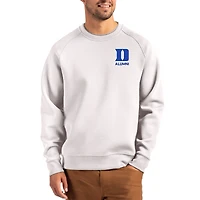 Men's Cutter & Buck Gray Duke Blue Devils Roam Recycled Pullover