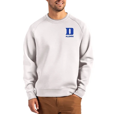 Men's Cutter & Buck Gray Duke Blue Devils Roam Recycled Pullover