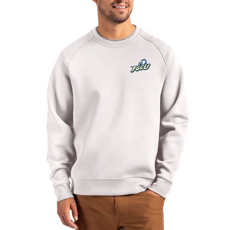 Men's Cutter & Buck Gray Florida Gulf Coast Eagles Roam Recycled Pullover