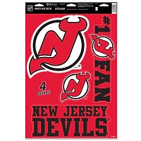 WinCraft New Jersey Devils Primary 11'' x 17'' Multi-Use Decal Sheet