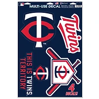 WinCraft Minnesota Twins Primary 11'' x 17'' Multi-Use Decal Sheet