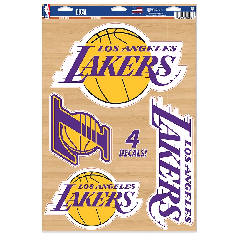 WinCraft Los Angeles Lakers Primary 11'' x 17'' Multi-Use Decal Sheet