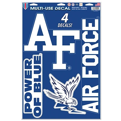 WinCraft Air Force Falcons Primary 11'' x 17'' Multi-Use Decal Sheet