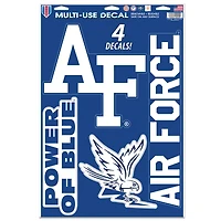 WinCraft Air Force Falcons Primary 11'' x 17'' Multi-Use Decal Sheet