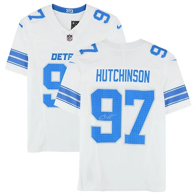 Aidan Hutchinson Detroit Lions Autographed Nike Vapor F.U.S.E. Limited Jersey