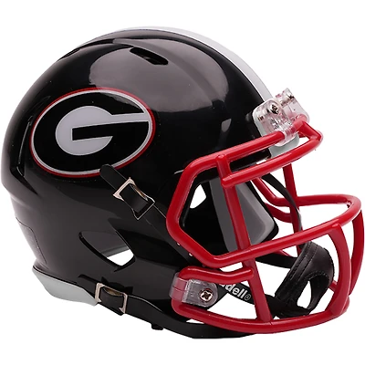 Georgia Bulldogs Riddell Black Speed Replica Mini Helmet