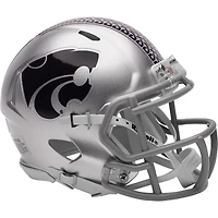 Kansas State Wildcats Riddell Grey Dublin Speed Replica Mini Helmet