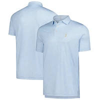 Men's Peter Millar Light Blue THE PLAYERS Oyster Shooter Performance Jersey Polo