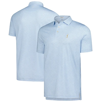 Men's Peter Millar Light Blue THE PLAYERS Oyster Shooter Performance Jersey Polo
