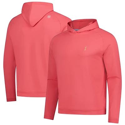Men's Peter Millar Coral THE PLAYERS Pine Performance Raglan Hoodie