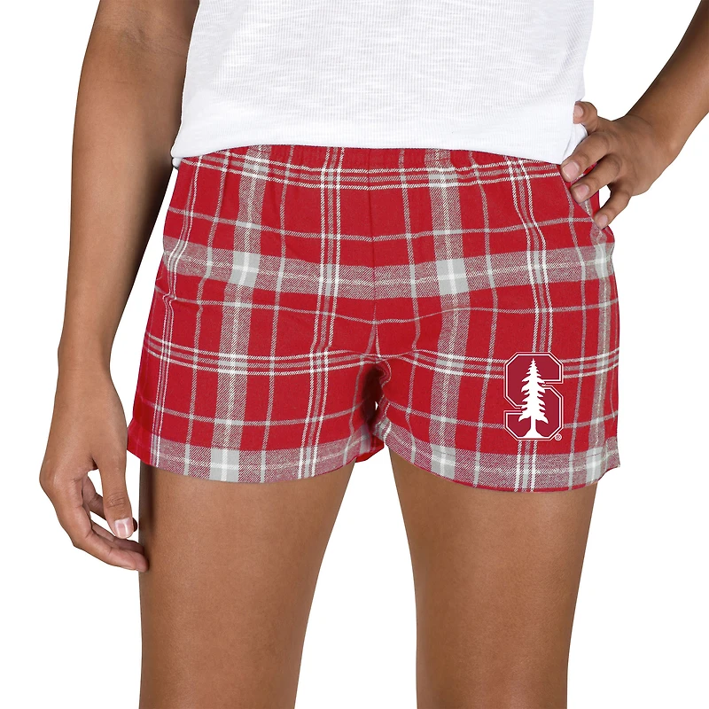 Women's Concepts Sport Cardinal/Gray Stanford Cardinal Ultimate Flannel Shorts