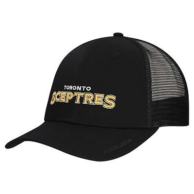 Unisex Black Toronto Sceptres Meshback Adjustable Hat