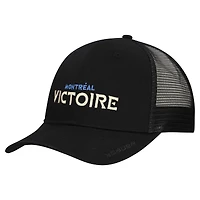 Unisex Black Montreal Victoire Meshback Adjustable Hat