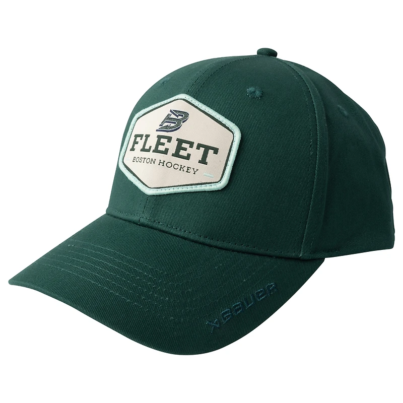 Unisex  Green Boston Fleet Patch Snapback Hat