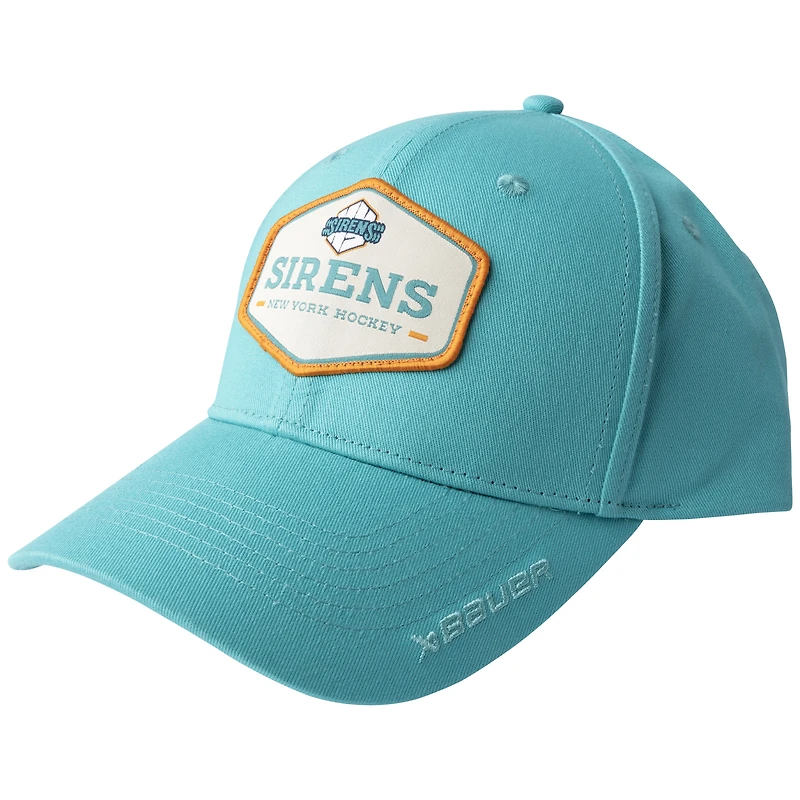Unisex  Teal New York Sirens Patch Snapback Hat