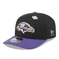 Men's New Era  Black/Purple Baltimore Ravens 2026 NFL Draft 9SEVENTY Adjustable Hat