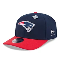 Men's New Era  Navy/Red New England Patriots 2026 NFL Draft 9SEVENTY Adjustable Hat