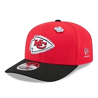 Men's New Era  Red/Black Kansas City Chiefs 2026 NFL Draft 9SEVENTY Adjustable Hat