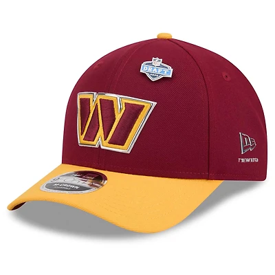 Men's New Era  Burgundy/Gold Washington Commanders 2026 NFL Draft 9FORTY M-Crown Adjustable Hat