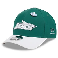 Men's New Era  Green/White New York Jets 2026 NFL Draft 9FORTY M-Crown Adjustable Hat
