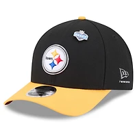 Men's New Era  Black/Gold Pittsburgh Steelers 2026 NFL Draft 9FORTY M-Crown Adjustable Hat