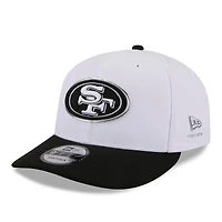 Men's New Era  White/Black San Francisco 49ers 2026 NFL Draft Pre-Curved 9FIFTY Snapback Hat