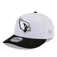 Men's New Era  White/Black Arizona Cardinals 2026 NFL Draft Pre-Curved 9FIFTY Snapback Hat
