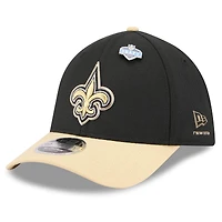 Men's New Era  Black/Gold New Orleans Saints 2026 NFL Draft 39THIRTY M-Crown Flex Hat
