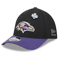 Men's New Era  Black/Purple Baltimore Ravens 2026 NFL Draft 39THIRTY M-Crown Flex Hat