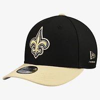 Youth New Era  Black/Gold New Orleans Saints 2026 NFL Draft Pre-Curved 9FIFTY Snapback Hat