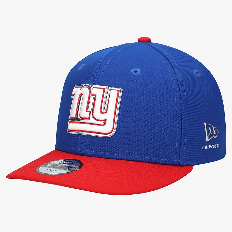Youth New Era Royal/Red New York Giants 2026 NFL Draft Pre-Curved 9FIFTY Snapback Hat