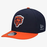 Youth New Era  Navy/Orange Chicago Bears 2026 NFL Draft Pre-Curved 9FIFTY Snapback Hat