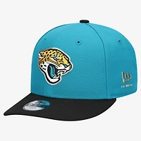 Youth New Era  Teal/Black Jacksonville Jaguars 2026 NFL Draft Pre-Curved 9FIFTY Snapback Hat