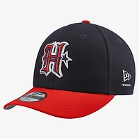 Youth New Era  Navy/Red Houston Texans 2026 NFL Draft Pre-Curved 9FIFTY Snapback Hat