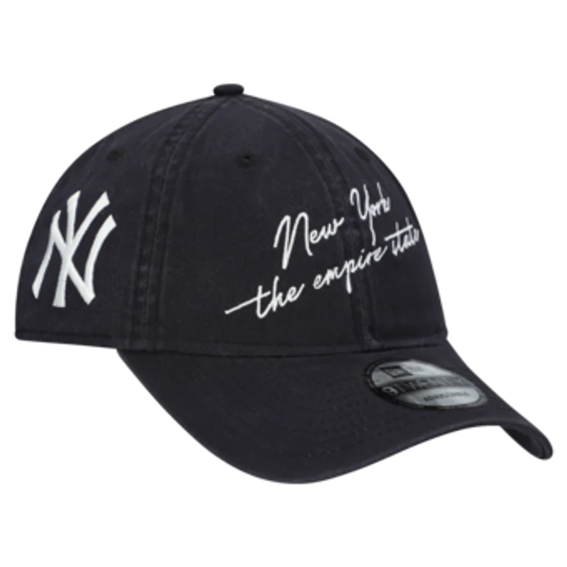 Men's New Era  Navy New York Yankees 9TWENTY Adjustable Hat