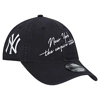 Men's New Era  Navy New York Yankees 9TWENTY Adjustable Hat