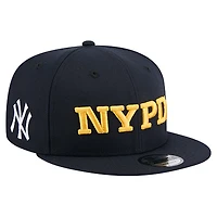 Men's New Era Navy New York Yankees NYPD 9FIFTY Snapback Hat