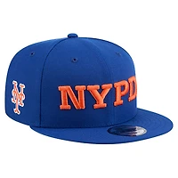 Men's New Era Royal New York Mets NYPD 9FIFTY Snapback Hat