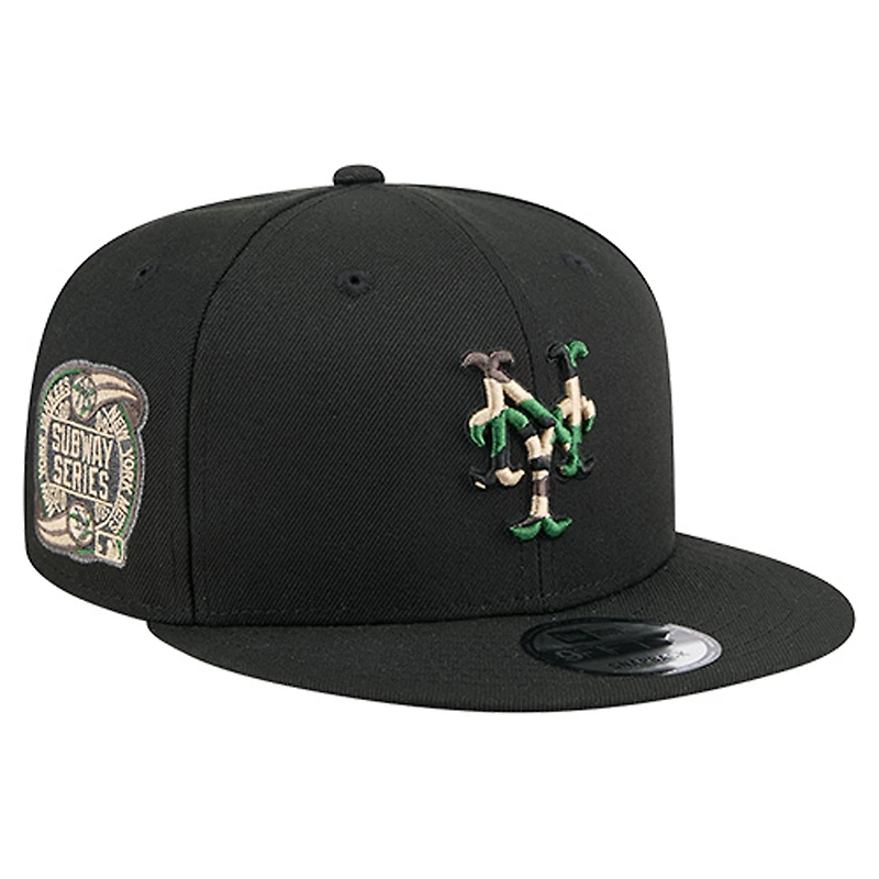 Men's New Era  Black New York Mets Camo Subway Series 9FIFTY Snapback Hat