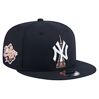 Men's New Era Navy New York Yankees Empire State 9FIFTY Snapback Hat