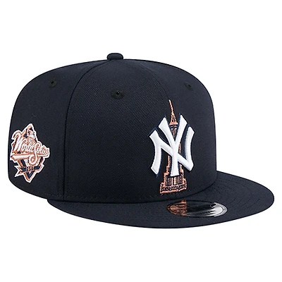 Men's New Era Navy New York Yankees Empire State 9FIFTY Snapback Hat