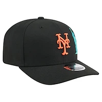 Men's New Era Black New York Mets Liberty 9SEVENTY Adjustable Hat
