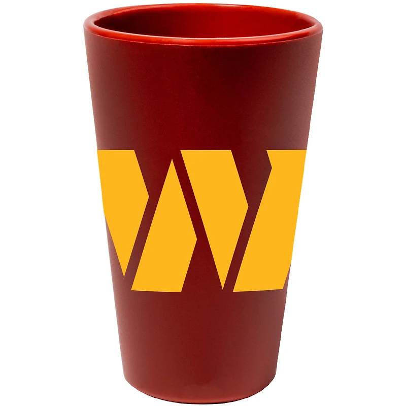 WinCraft Washington Commanders 16oz. Silicone Pint Glass